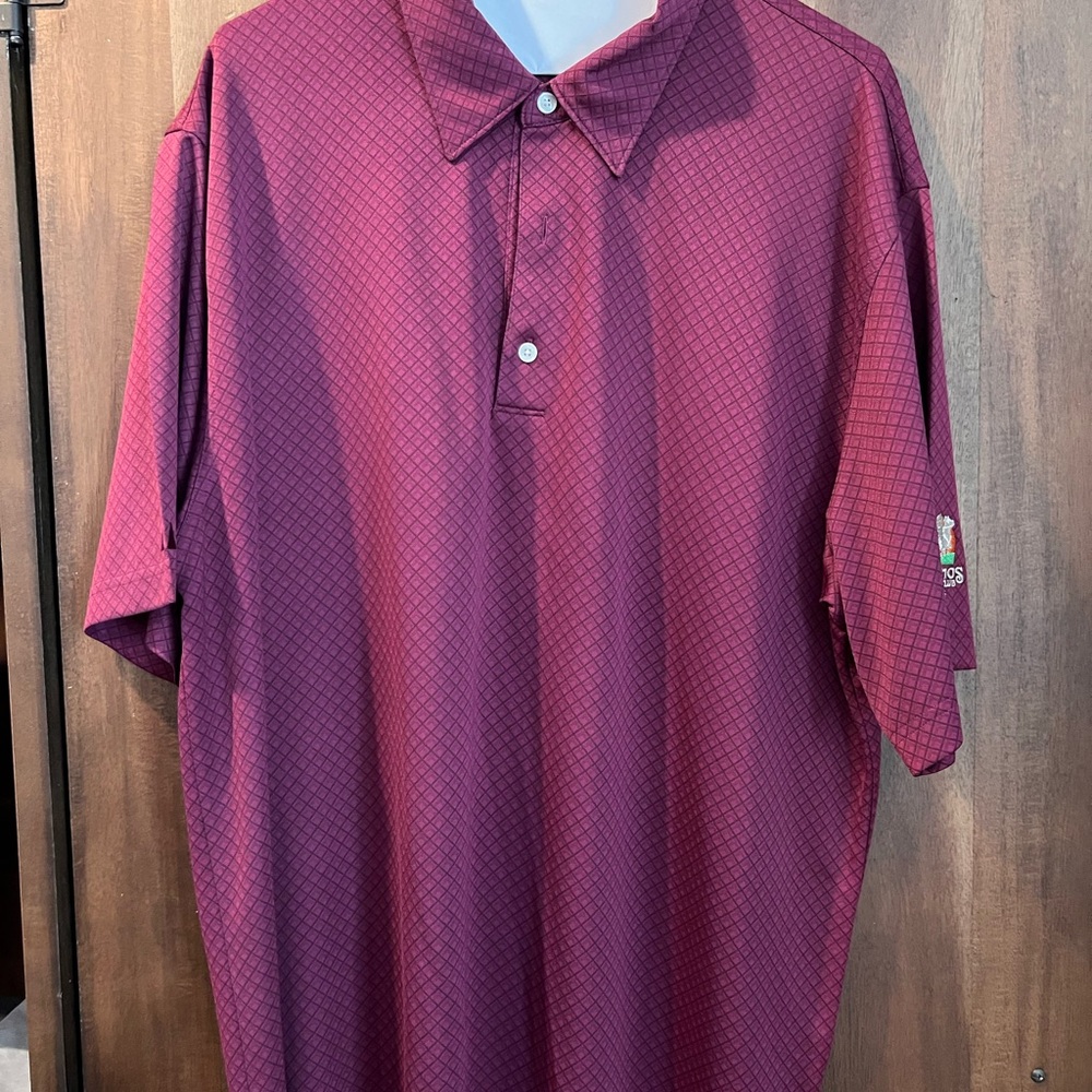 Greg Norman Collection Men's Golf Purple Shirt